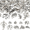 45Pcs 9 Styles Tibetan Style Alloy Pendants FIND-YW0011-10-1