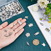 304 Stainless Steel Box Clasps FIND-PH0020-90-3
