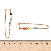 Natural Gemstone Stud Earrings EJEW-JE07286-4