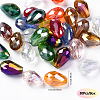 30Pcs AB-Color Plated Teardrop Glass Beads EGLA-YW0001-74C-1
