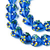 Handmade Bumpy Lampwork Beads Strands LAMP-N029-011B-3