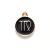 Alloy Enamel Pendants X-ENAM-S124-01B-08B-2