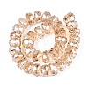 Electroplate Transparent Glass Beads Strands EGLA-N022-04A-D16-2