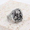 Retro Zinc Alloy Finger Rings for Men FS-WG2C134-03-2