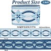 5 Yards Vintage Jacquard Polyester Ribbon OCOR-CY0004-01-2