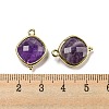 Natural Amethyst Pendants G-M431-12G-01-3