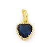 Brass Micro Pave Cubic Zirconia Pendants KK-H204-01G-01-1