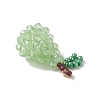 AB Color Plated Glass Pendants PALLOY-MZ01328-01-2