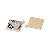 Rack Plating Alloy Enamel Pendants FIND-I038-04G-2