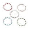 Pearlized Glass Pearl Round Beads Stretch Bracelets for Women BJEW-JB12740-2