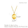 Vintage 304 Stainless Steel Photo Locket Pendant Necklaces for Couples Gift XG2800-2-4