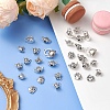 30Pcs 6 Styles Tibetan Style Alloy Charms TIBEP-YW0001-77-4