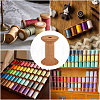 20Pcs Schima Wood Sewing Embroidery Thread Spool ODIS-GL0001-13-7