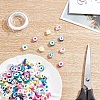 SUNNYCLUE 200Pcs 10 Style Handmade Polymer Clay Beads CLAY-SC0001-34-4