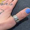 Alloy with Rhinestone Cuff Rings FS-WG5DC0C-01-2