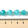Natural Quartz Dyed Beads Strands G-U023-A02-17-5