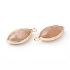 Natural Sunstone Pendants G-B009-01G-C-2