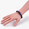 Natural Gemstone Stretch Bracelets BJEW-JB03159-4