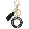 1Pc Resin Letter Keychains KEYC-TADJ0001-09O-1