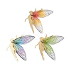 3Pcs 3 Colors Brass Big Pendants RE-CJEE13-1