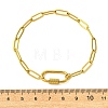 304 Stainless Steel Oval Link Bracelets BJEW-JB13935-5
