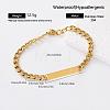 Vintage 304 Stainless Steel Link Bracelets for Women AT2110-3-1