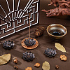 60Pcs Alloy Lotus Incense Burner Holder AJEW-DC0003-91A-4