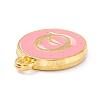 Golden Plated Alloy Enamel Charms ENAM-Q437-14Q-2