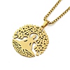 201 Stainless Steel Pendant Necklaces for Man NJEW-Q336-04D-G-1