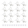 GOMAKERER 24Pcs Brass Earring Hooks KK-GO0001-46-1