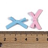 Spray Paint Alloy Beads X-PALLOY-H145-06-3