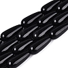 Opaque Glass Beads Strands GLAA-Q113-03A-C06-1