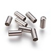 Tarnish Resistant 201 Stainless Steel Cord End Caps STAS-P207-05P-C-1