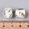 Handmade Gold Sand Lampwork Beads LAMP-T021-32F-4