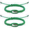 Cotton Cord Braided Bracelets FS-WG5D436-01-1