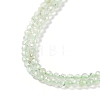 Natural Prehnite Beads Strands G-G139-A05-02-4