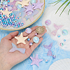 320Pcs 3 Styles Rainbow Acrylic Imitation Pearl Beads OACR-SP0002-30-3