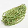 Electroplate Glass Faceted Rondelle Beads Strands EGLA-D020-3x2mm-58-4