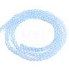 Baking Painted Transparent Glass Beads Strands DGLA-F029-J2mm-02-3