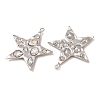 304 Stainless Steel Rhinestone Pendants RB-CBA6799-01P-2