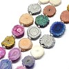 Natural Druzy Quartz Crystal Beads Strands G-F582-A05-1