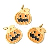 Halloween Ion Plating(IP) 304 Stainless Steel Charms STAS-D066-10G-2