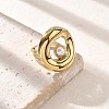 304 Stainless Steel Open Cuff Finger Rings for Women STAS-Z112-13G-2
