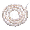 Natural Cultured Freshwater Pearl Beads Strands X1-PEAR-N012-03D-3