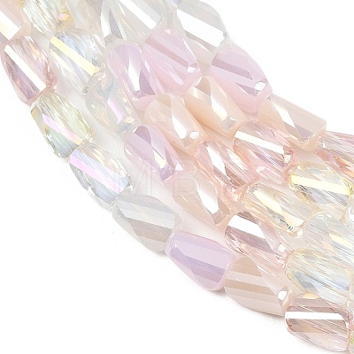 Electroplate Glass Beads EGLA-D300-01A-07-1