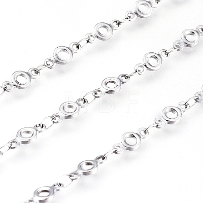 304 Stainless Steel Link Chains CHS-G014-09P-1