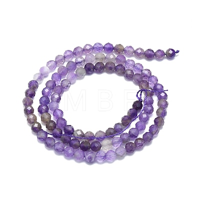 Natural Amethyst Beads Strands G-P457-A03-15-1