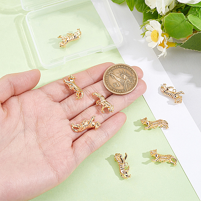 10Pcs Brass Pendants KK-BBC0027-36-1
