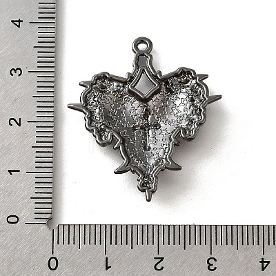 Alloy Enamel Gothic Style Pendants PALLOY-R157-06B-06A-1