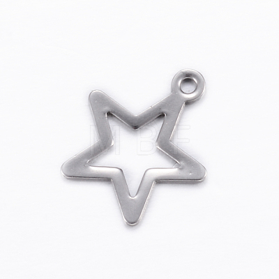 304 Stainless Steel Charms X-STAS-D445-078-1